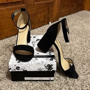 CL by Chinese Laundry Black Suede Heels